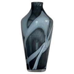 Vase en verre d'art Josefina Krosno des années 1980, Pologne