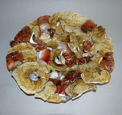 1980er Jozefina Krosno Kunstglasschale, Polen