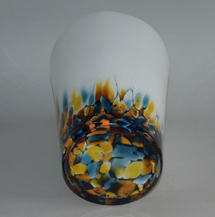 1980s Jozefina Krosno Art Glass Vase, Poland In Good Condition For Sale In Praha, CZ