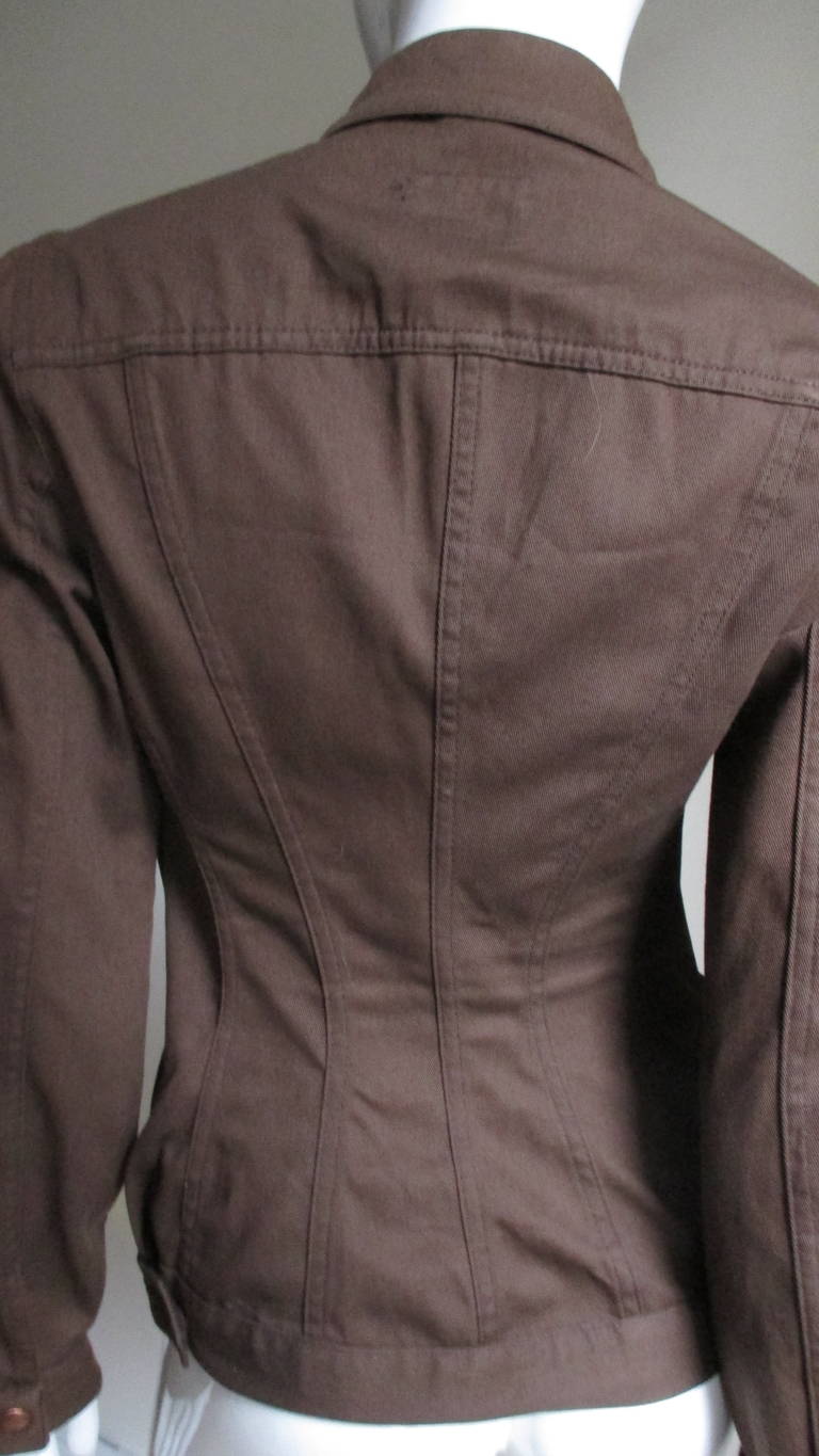 Jean Paul Gaultier 1980s Cage Jacket For Sale 4