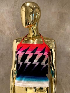 1980s Kansai Yamamoto Knitted Halterneck