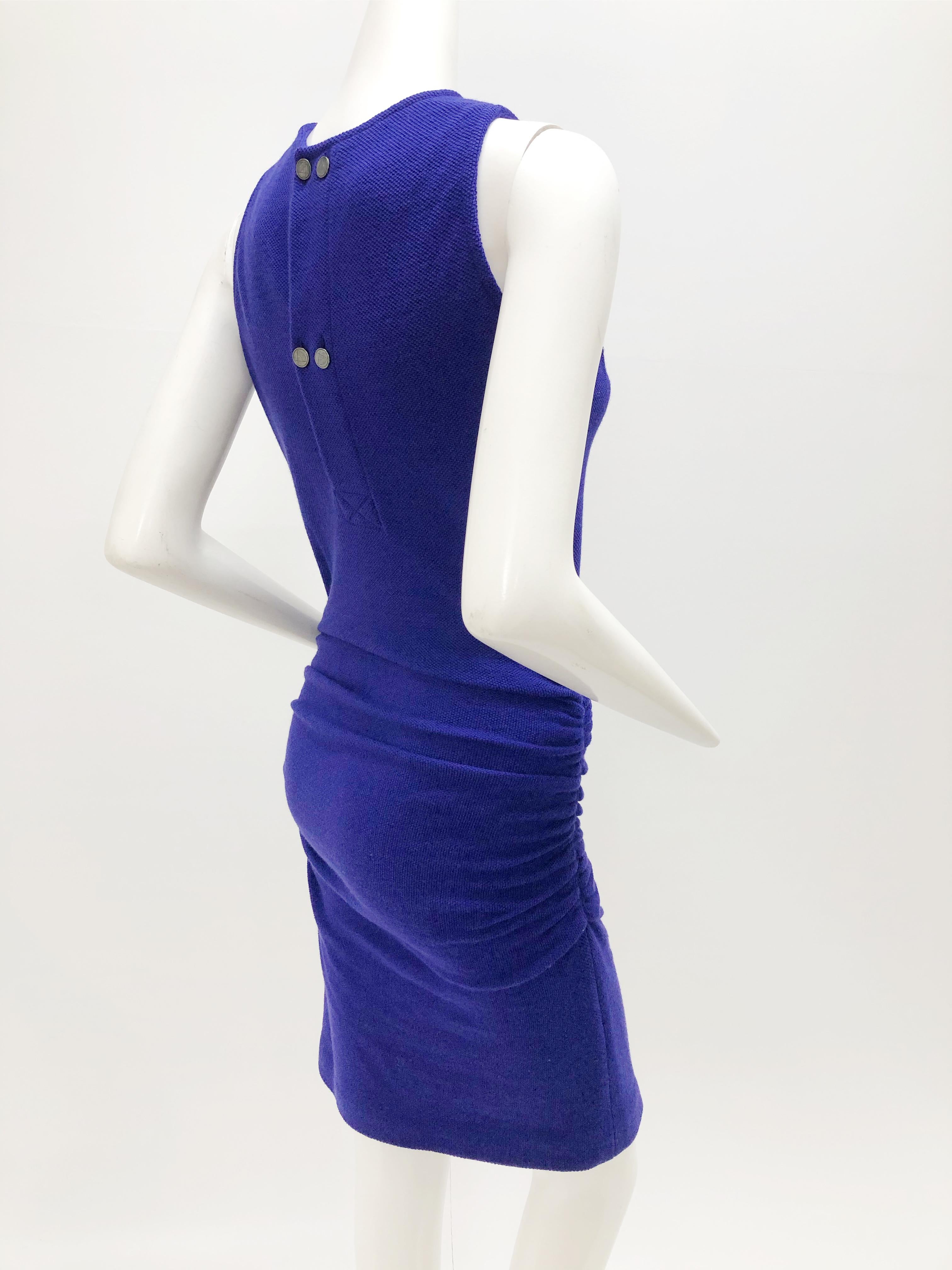 karl lagerfeld purple dress