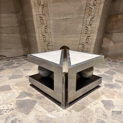 Karl Springer-Taller Maria Teresa Méndez Goatskin Geometric Tables Post-Modern