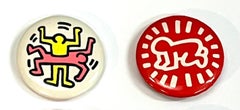 1980s Keith Haring Pop Shop pins