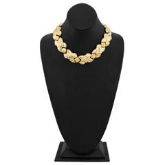 1980s Kenneth Jay Lane Necklace, Earring and Bracelet Set