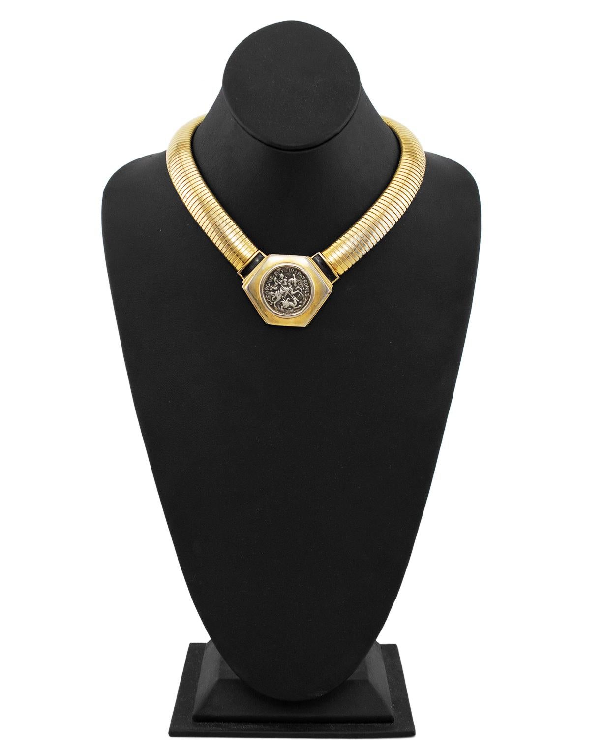kenneth jay lane coin necklace