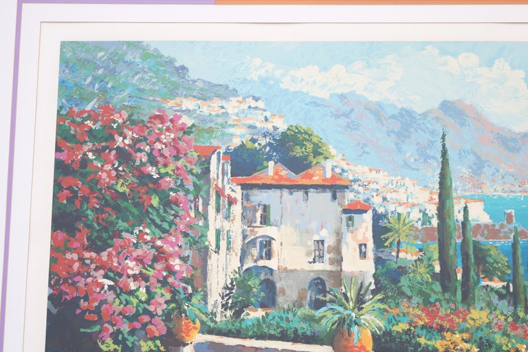 1980's Kerry Hallam Amalfi Coast Mediterranean Limited Edition