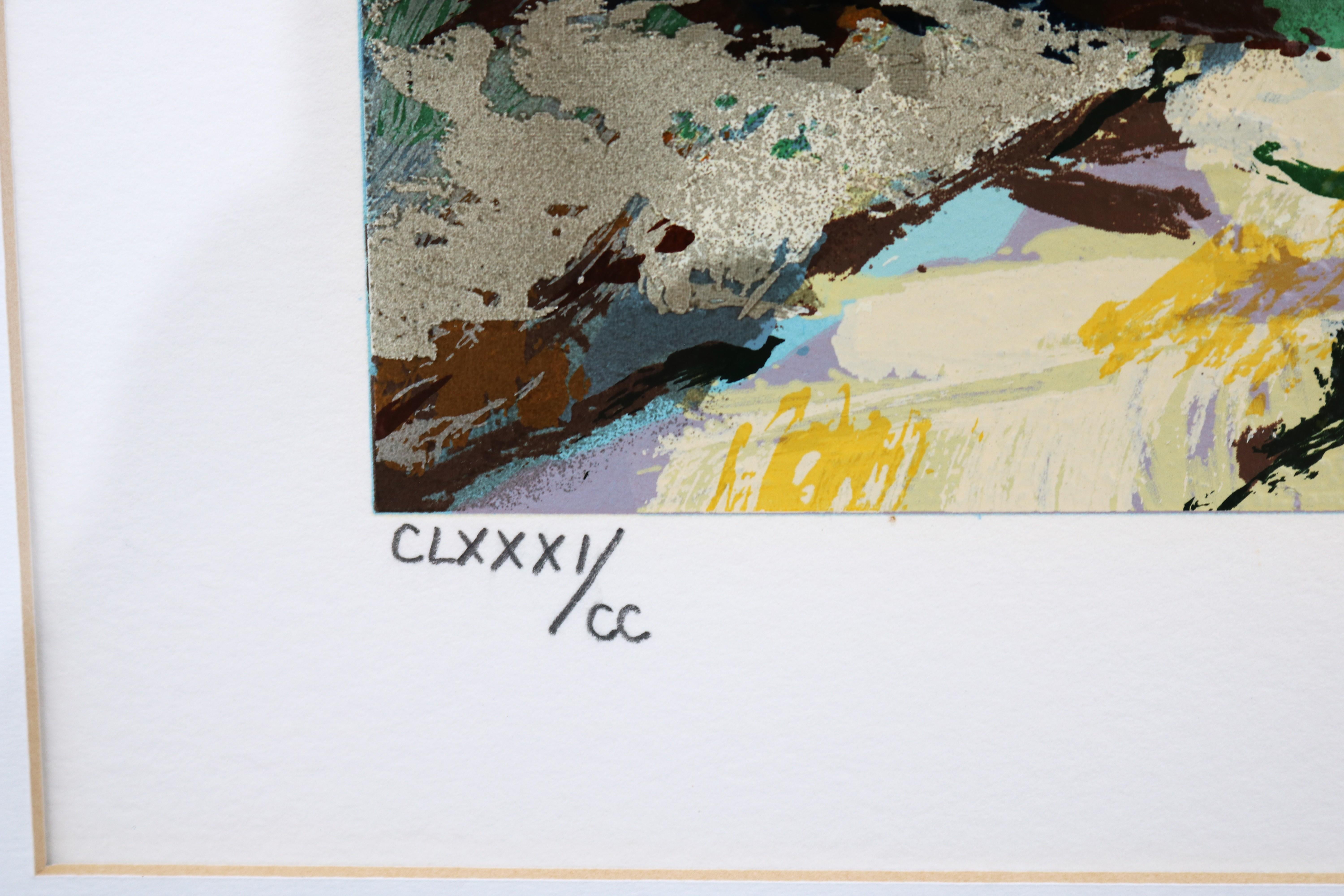 1980's Kerry Hallam Amalfi Coast Mediterranean Limited Edition Signed Serigraph For Sale 11