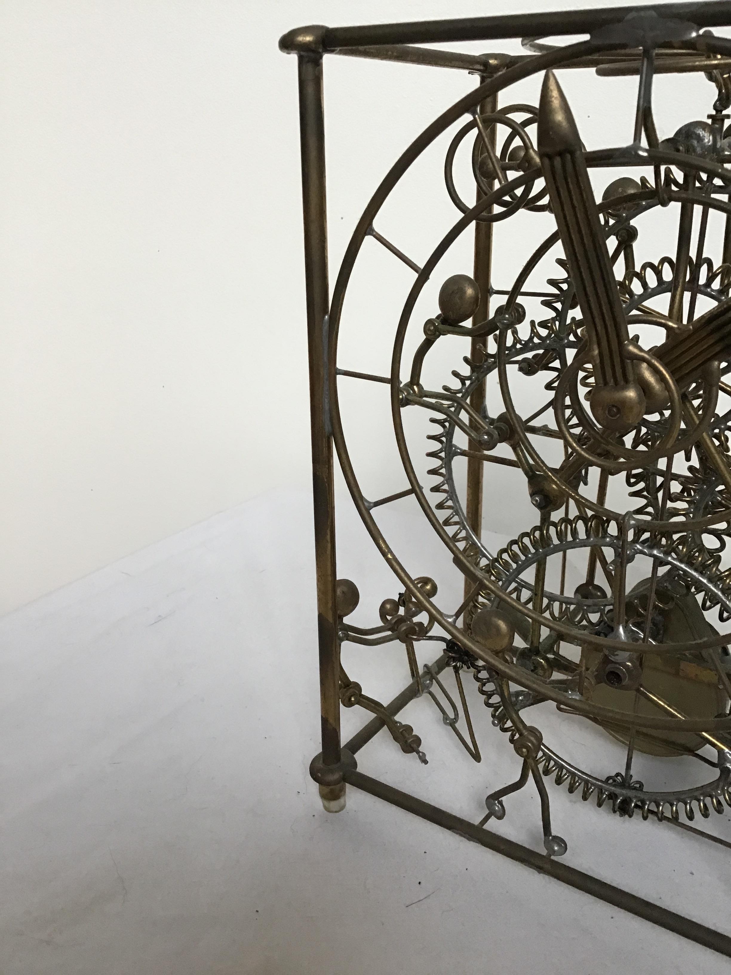 1980s Kinetico Six Man Clock by Gordon Bradt 2