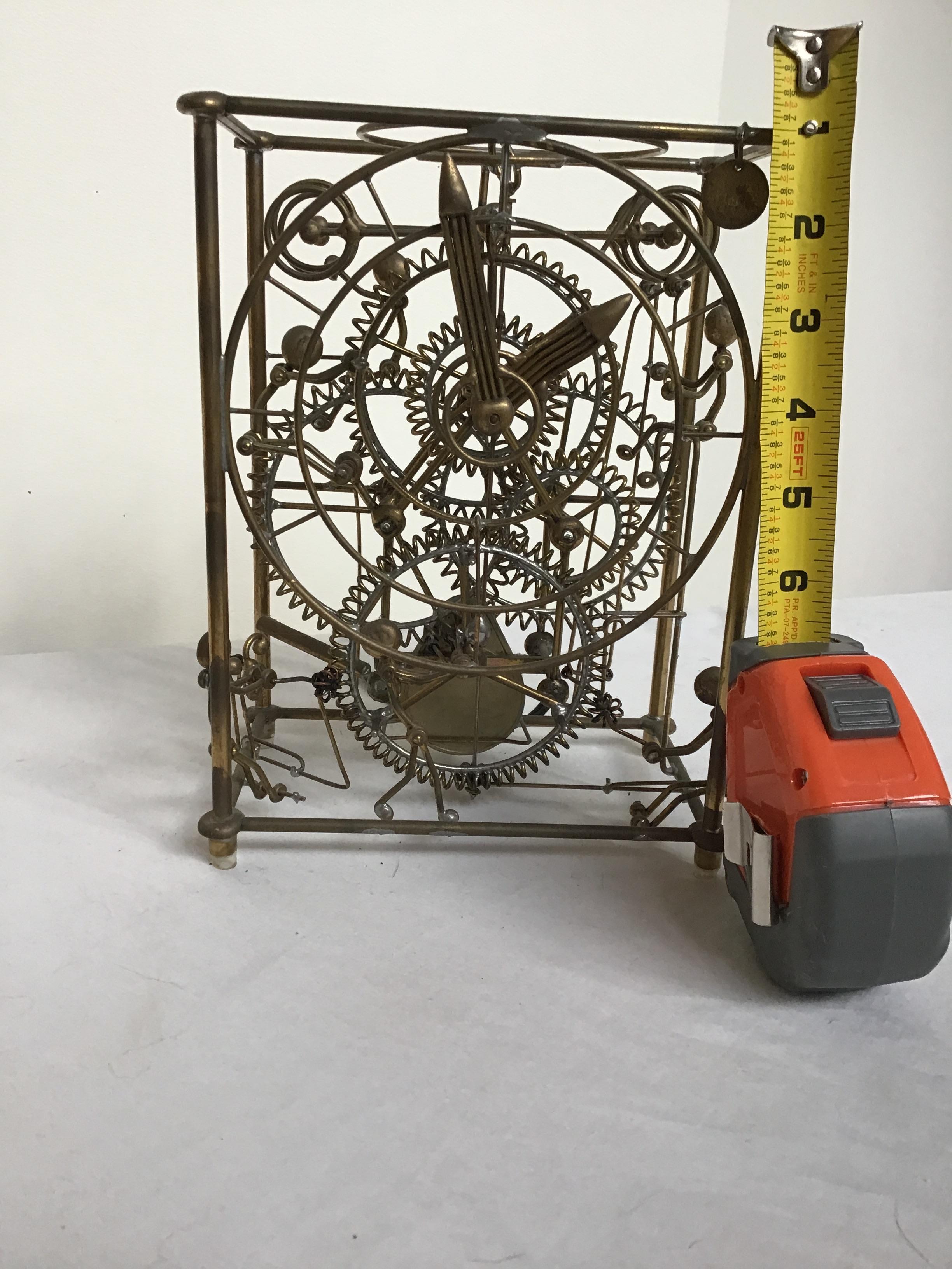 1980s Kinetico Six Man Clock by Gordon Bradt 5