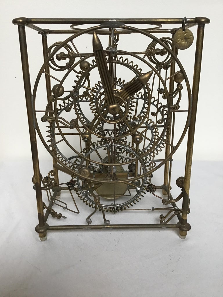 1980s Six Man Clock by Gordon Bradt at 1stDibs six man clock