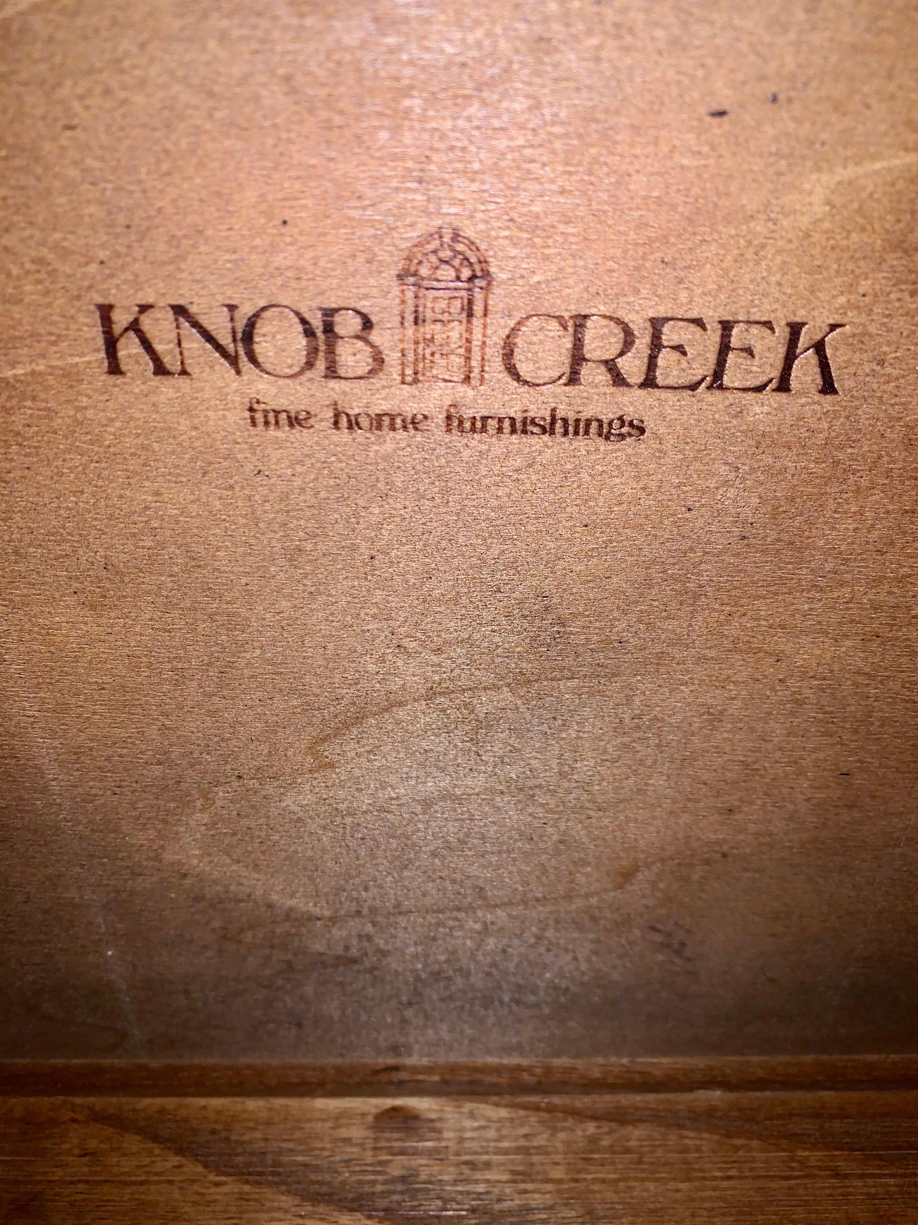1980s Knob Creek Burl Wood Nesting Tables For Sale 1