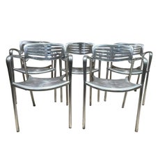 1980s Knoll Jorge Pensi Amat Five Toledo Chairs Spain Postmodern.