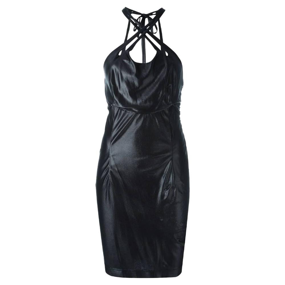 1980s Krizia Short Black Dress