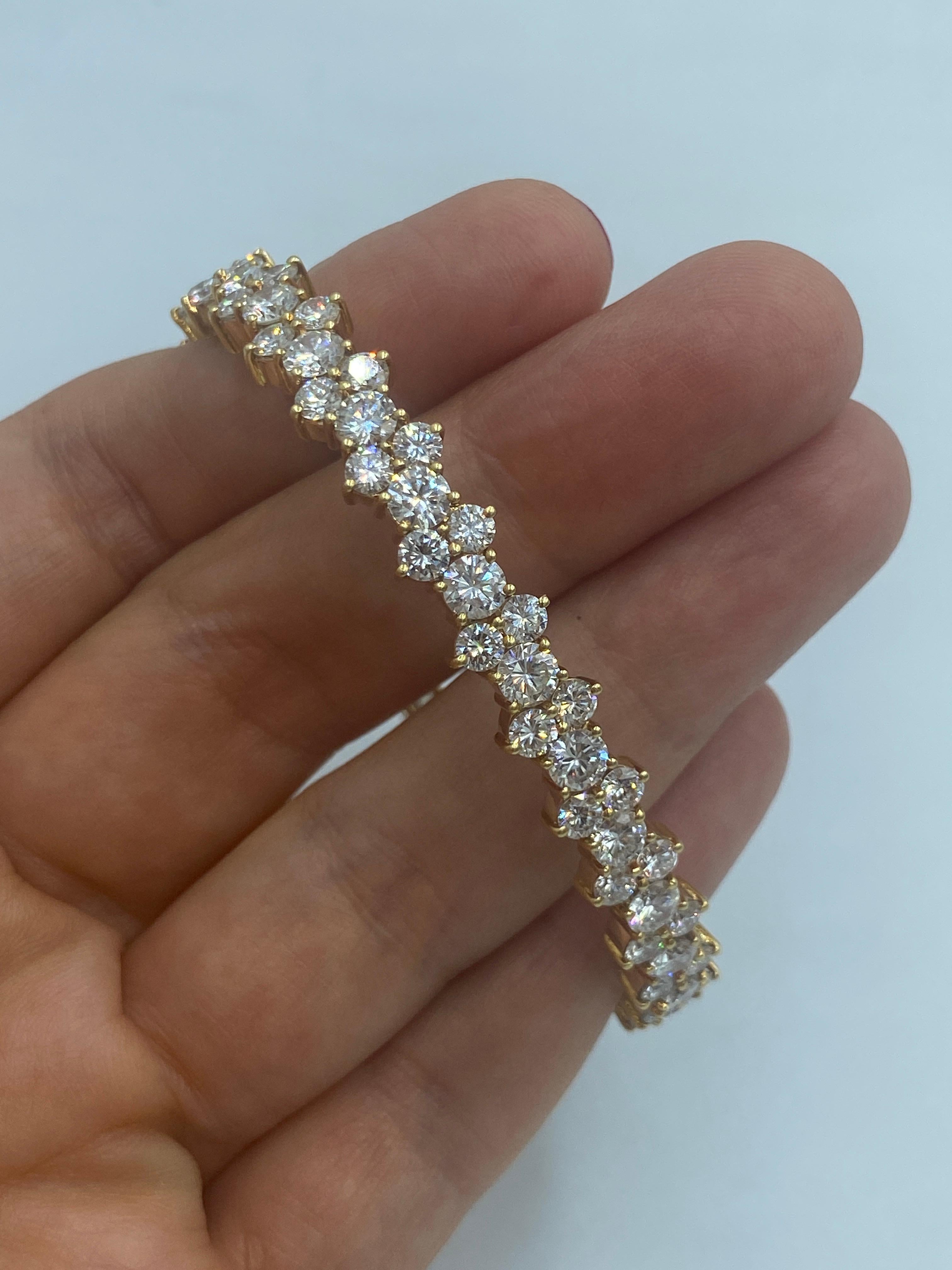 Bracelet en diamants Kutchinsky des années 1980 Excellent état - En vente à London, GB