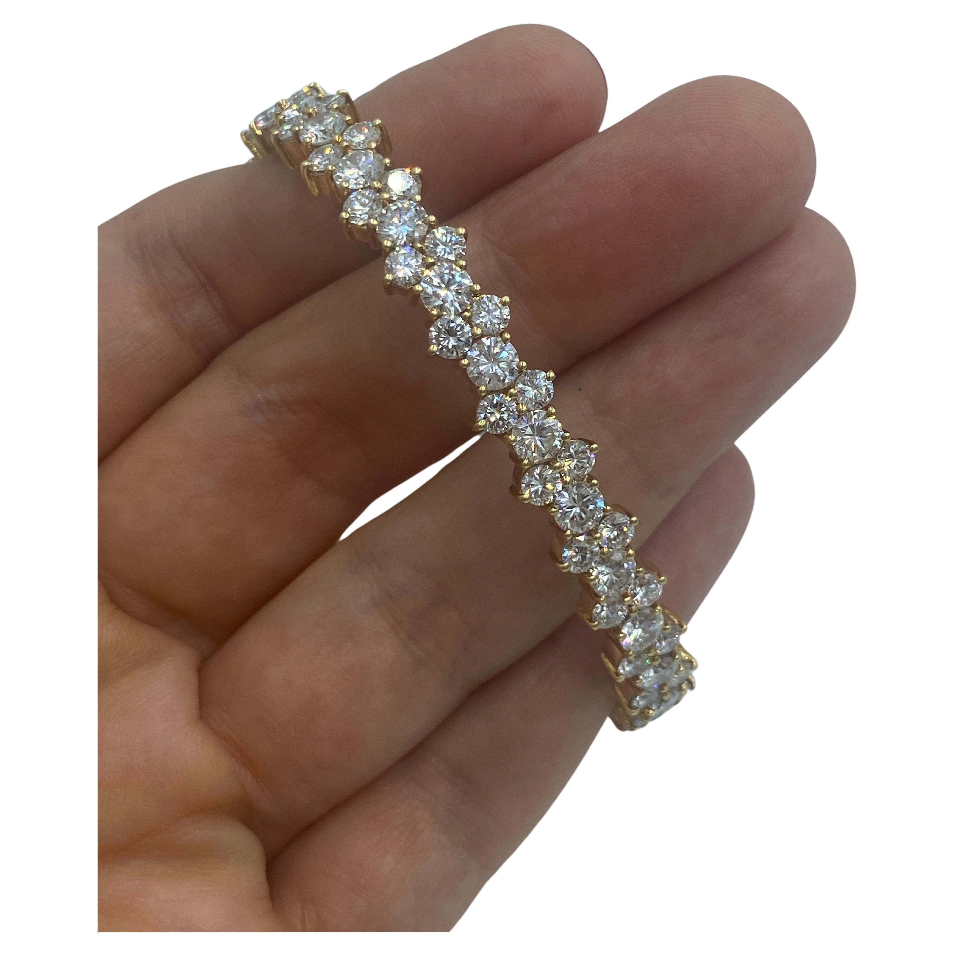 Bracelet en diamants Kutchinsky des années 1980 en vente