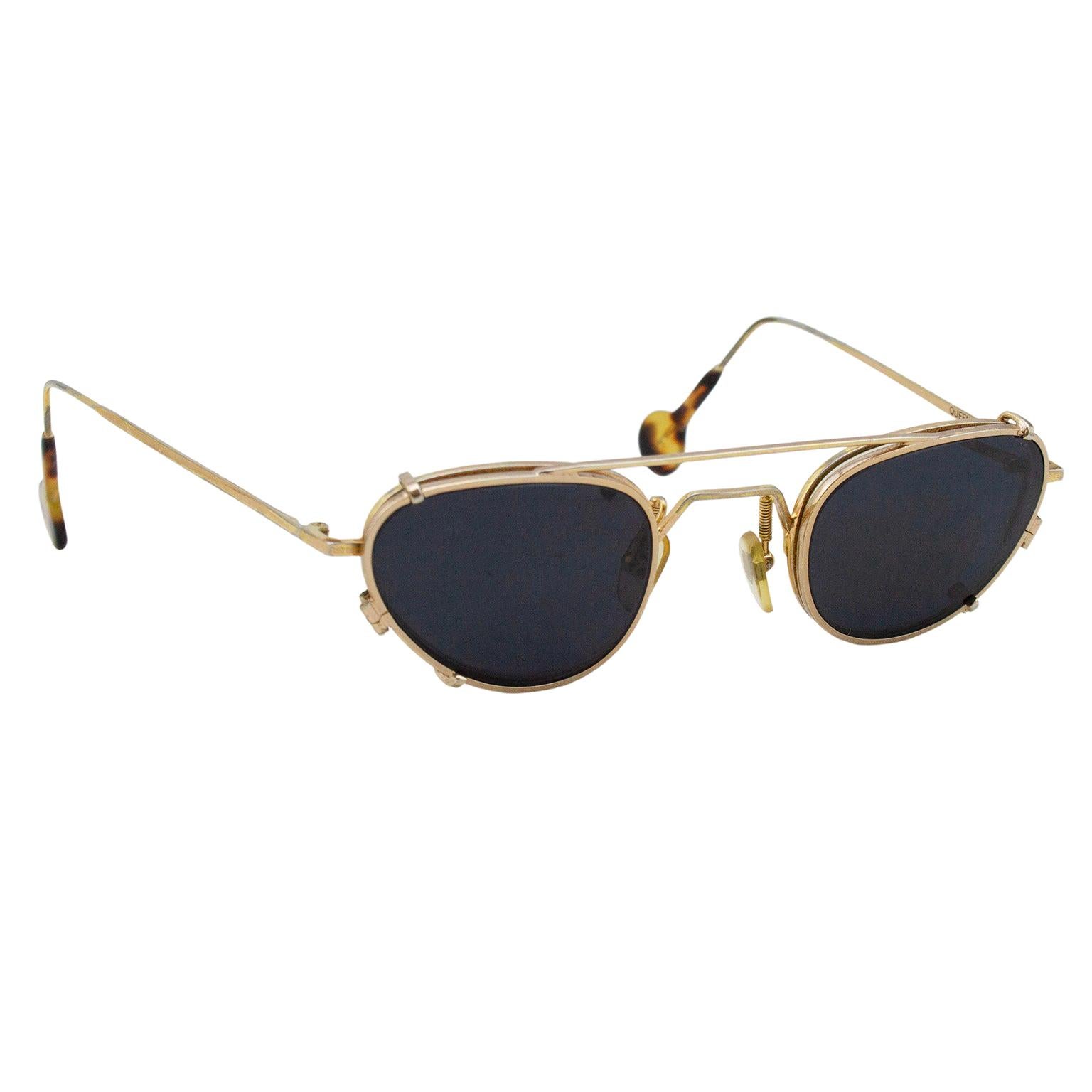 1980’s LA Eyeworks Cat Eye Clip on Sunglasses