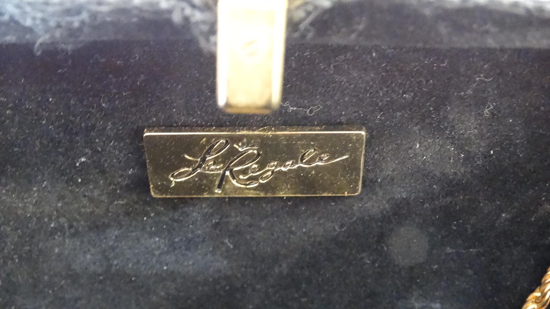 1980s La Regale Stone Encrusted Top Handle Bag 5