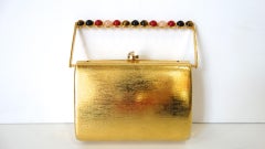 1980s La Regale Stone Encrusted Top Handle Bag