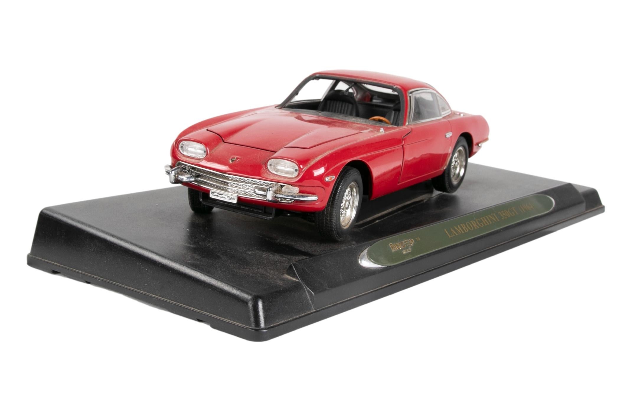 Miniatura Lamborghini 350GT degli anni '80 (1964) realizzata da Ricko Tm.