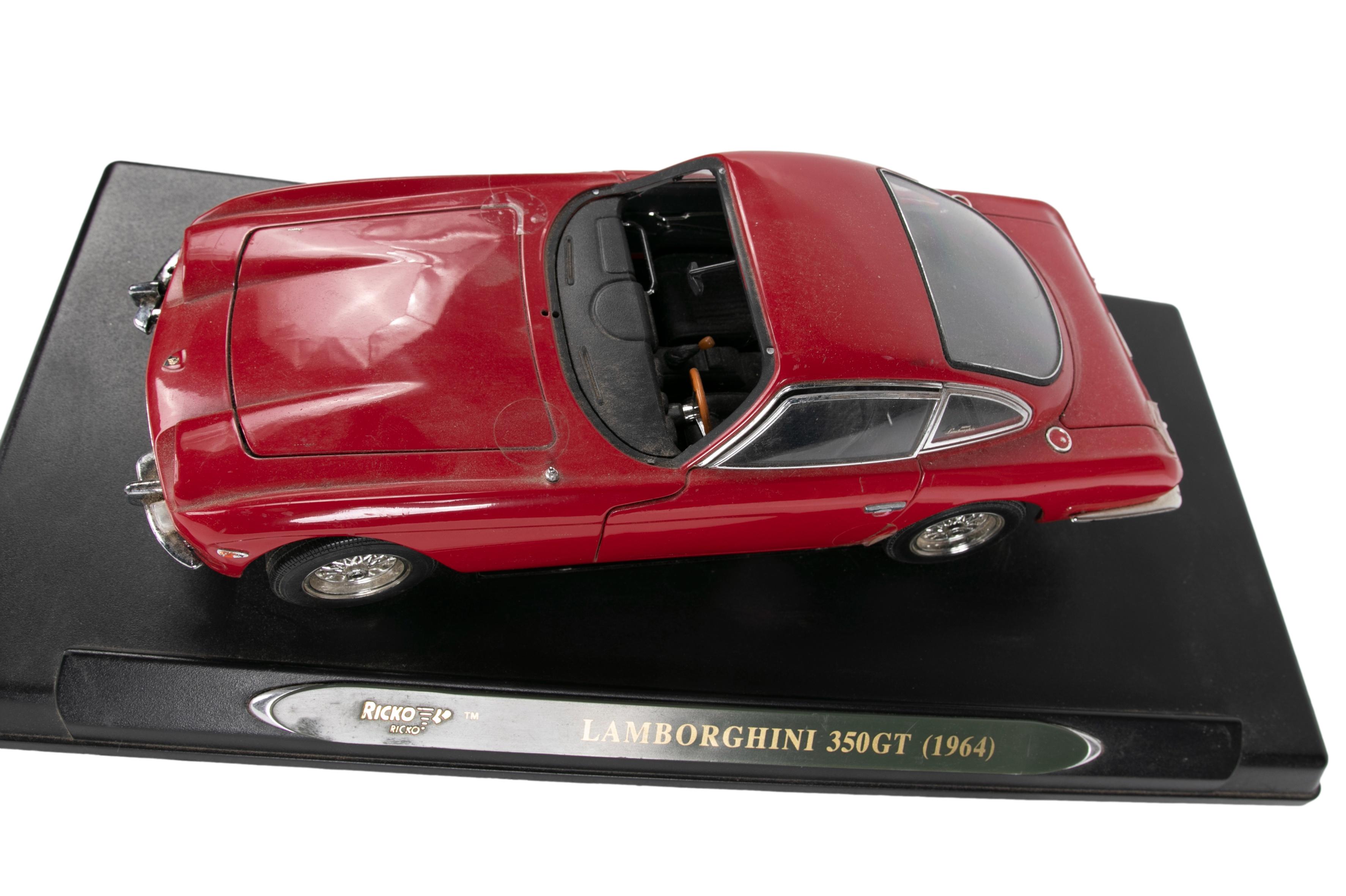 1980er Lamborghini Miniatur 350GT '1964; Hergestellt von Ricko Tm im Zustand „Gut“ im Angebot in Marbella, ES