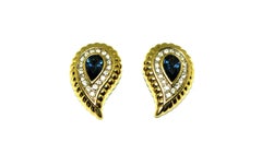 1980's Large Clip Earrings by Nina Ricci