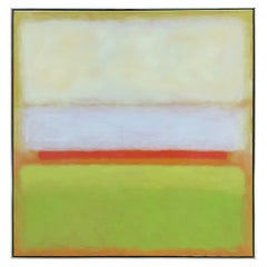 1980s Large Color Field Abstract Painting