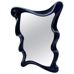 1980s Large Fiberglass Surrealist , Post Modern "FANTASY" Wall Mirror , Italy