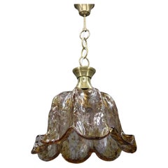 Grande lampe suspendue en verre de Murano des années 1980, Italie
