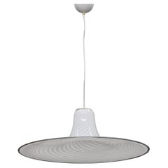 Grande lampe suspendue en verre de Murano des années 1980, Italie