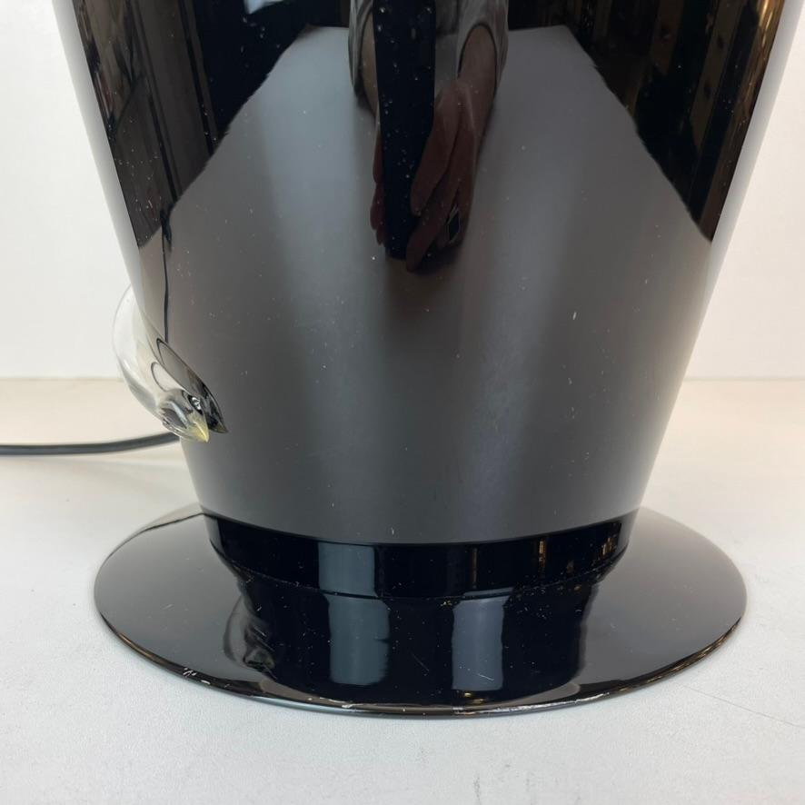 Italian 1980's large Murano table lamp For Sale