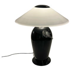 Lampada da tavolo di Murano di grandi dimensioni del 1980