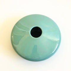 1980er Große postmoderne Celadon-Vase von Haeger