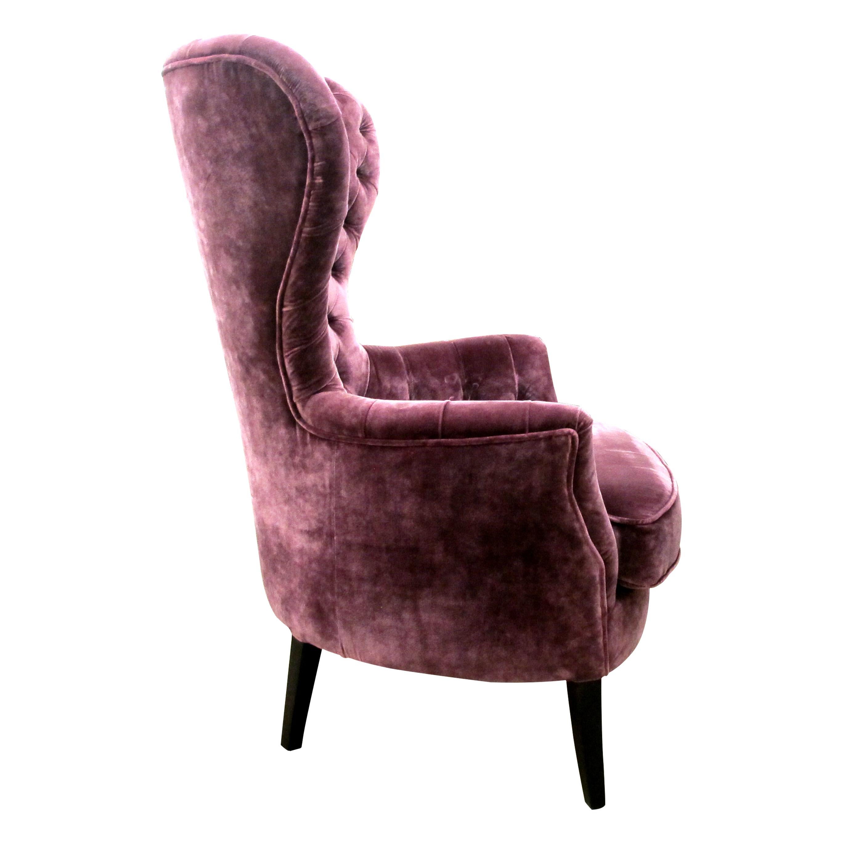 large wing back chair