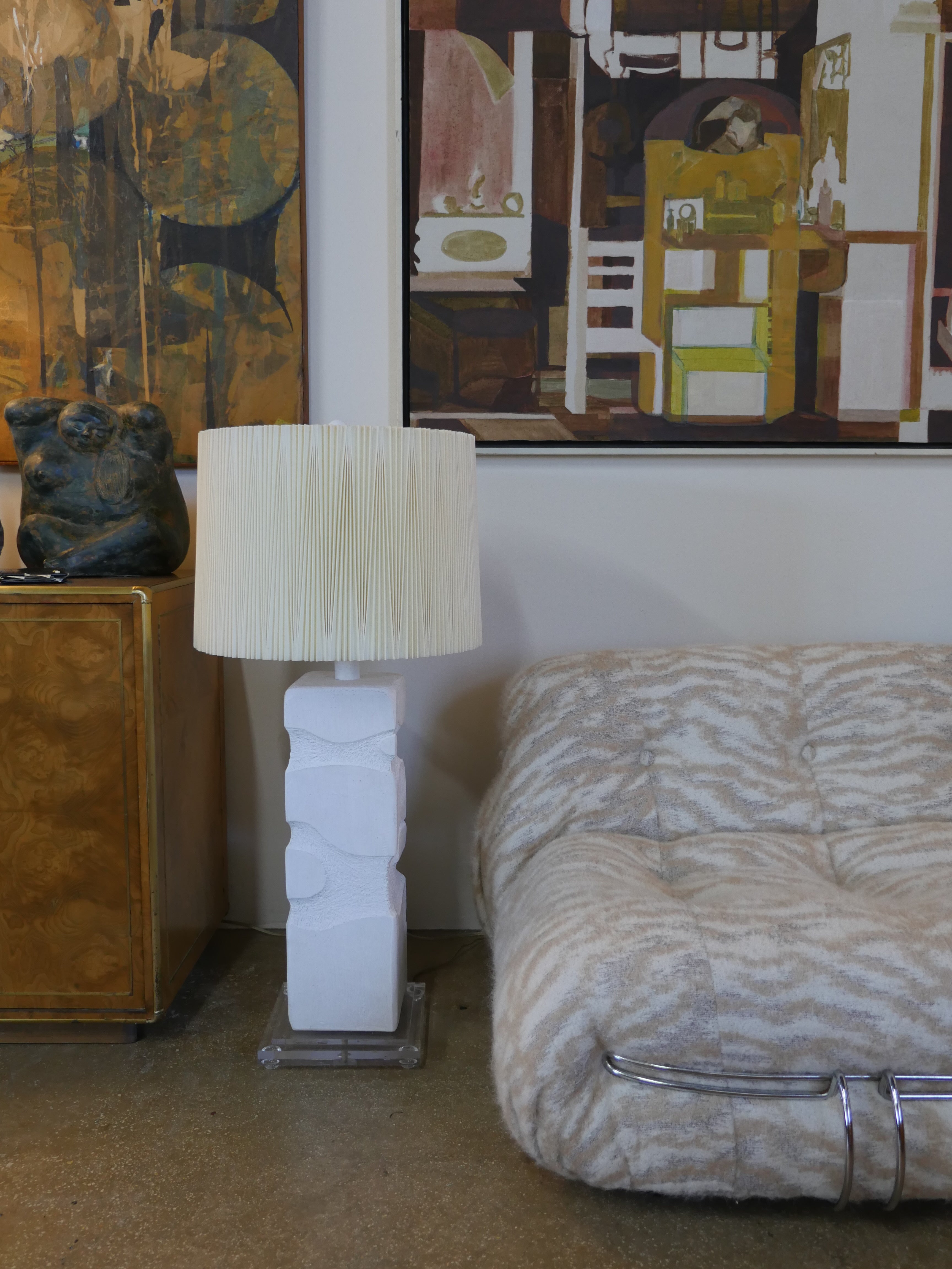 1980s Large Table or Floor Lamp by  Casual Lamps of California
