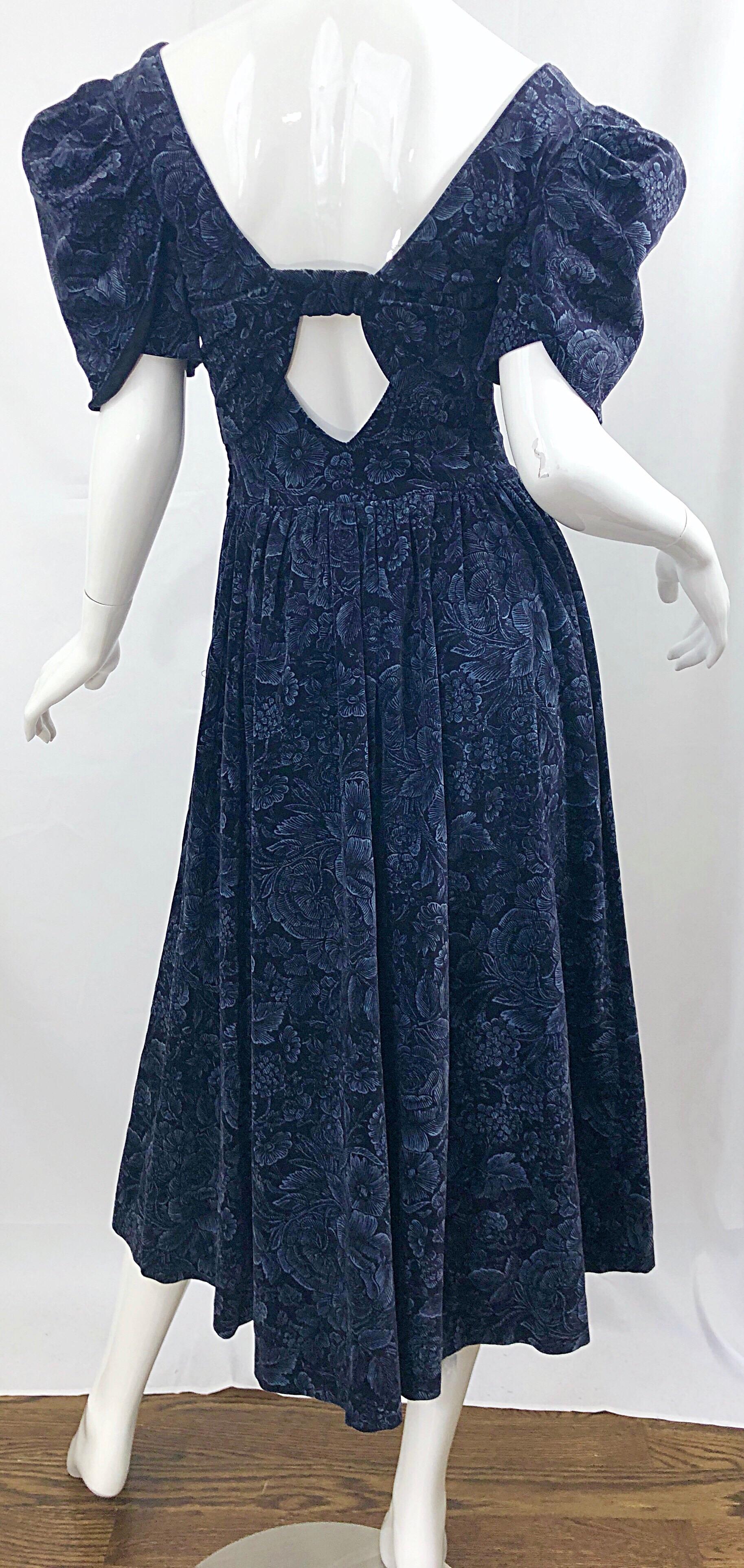 laura ashley velvet dress