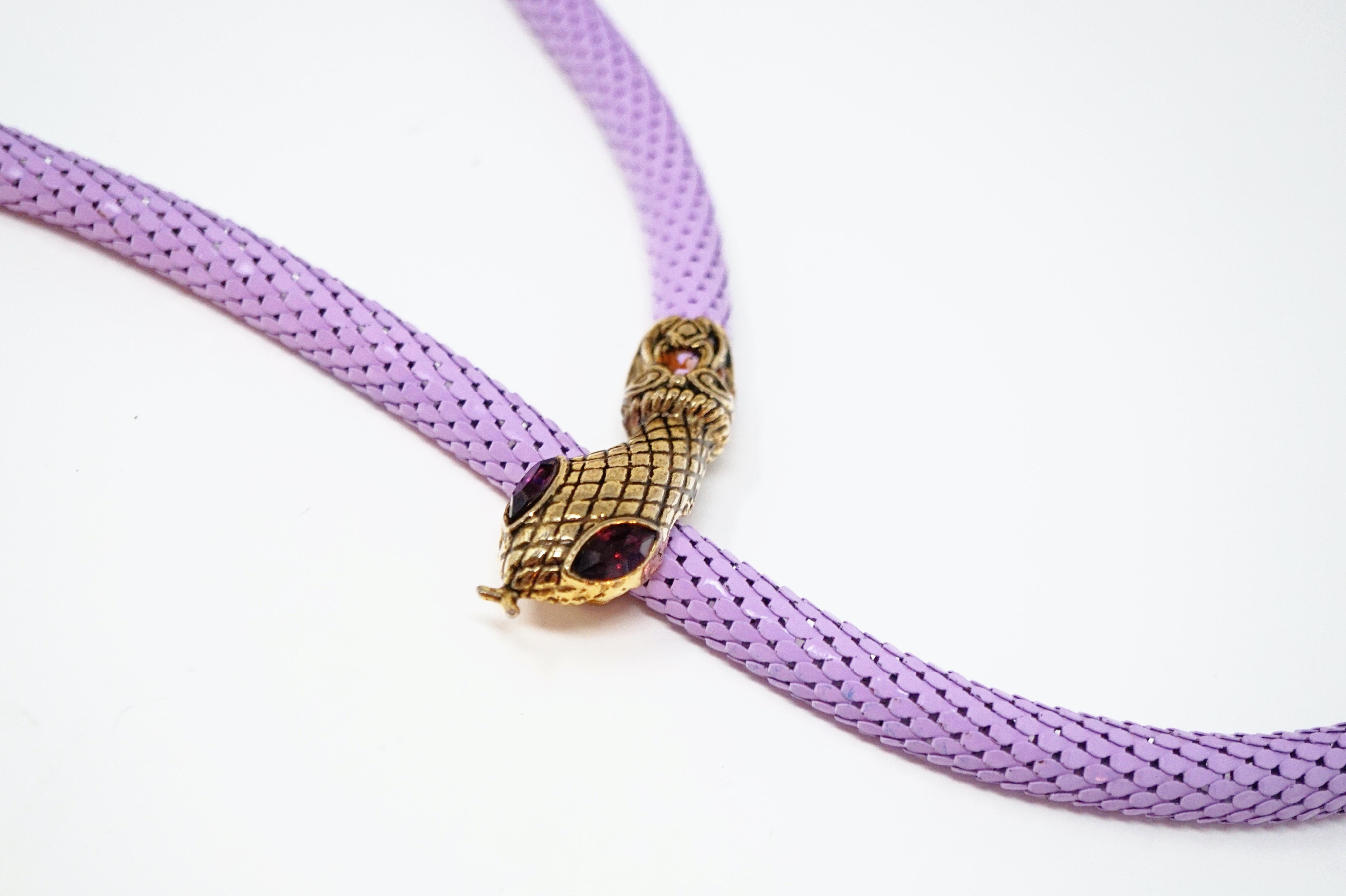 belt purple necklace
