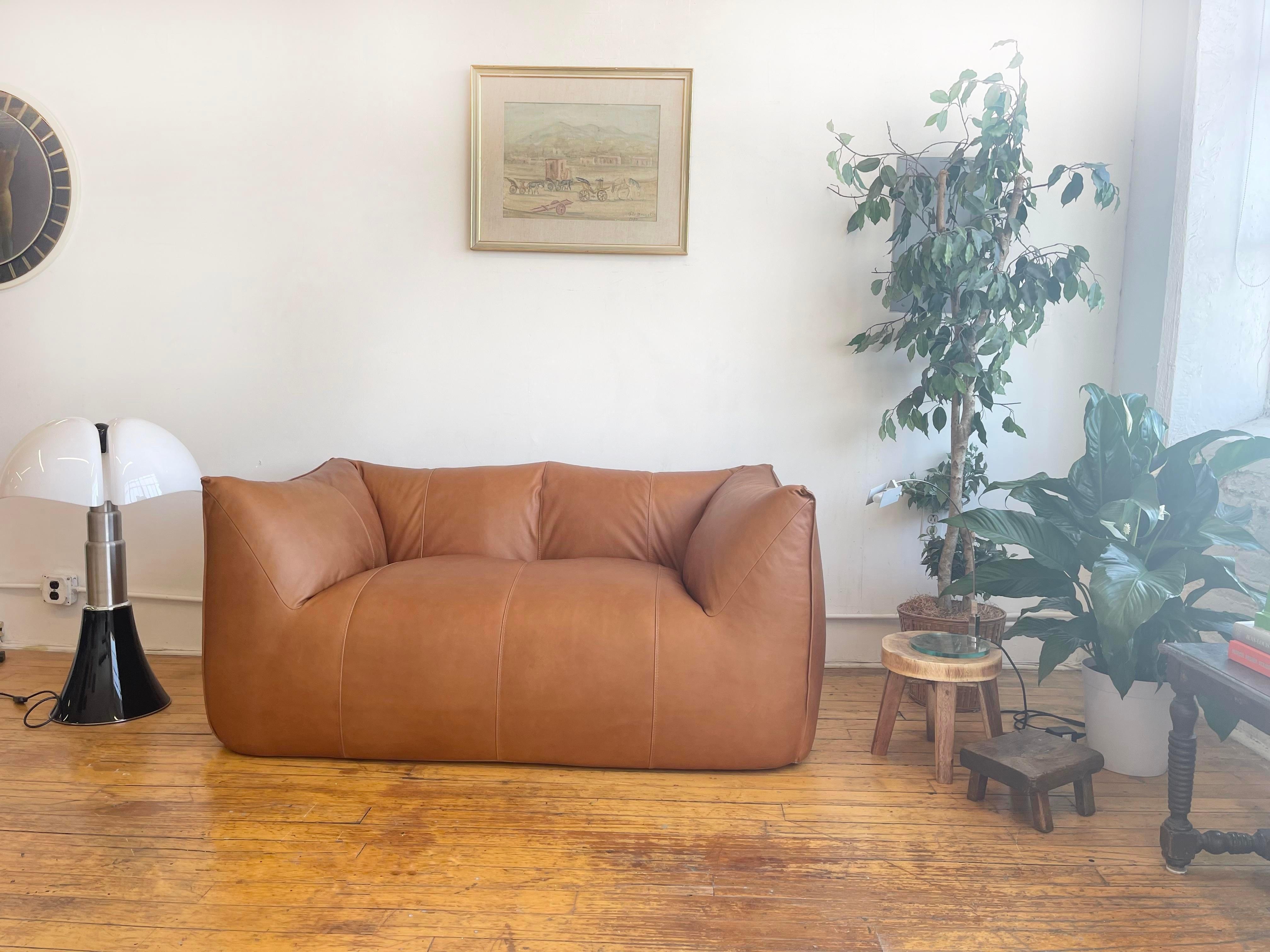 Le Bambole Leather Sofa Designed by Mario Bellini for B&B Italia  For Sale 6