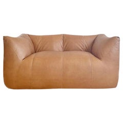 Leather Le Bambole Sofa Designed by Mario Bellini for B&B Italia 1980s