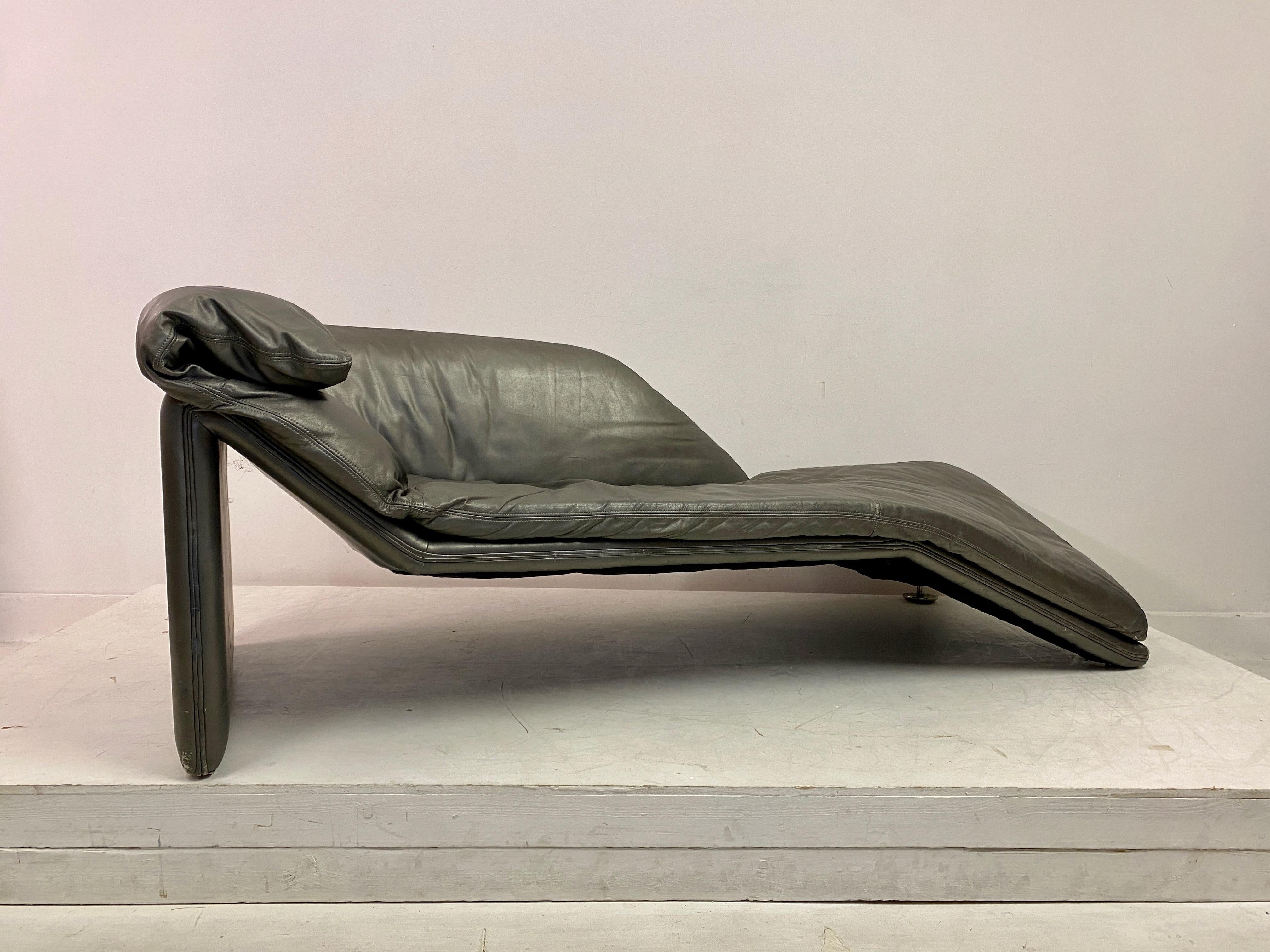 1980s Leather Daybed by Jochen Flacke for Etienne Aigner  6