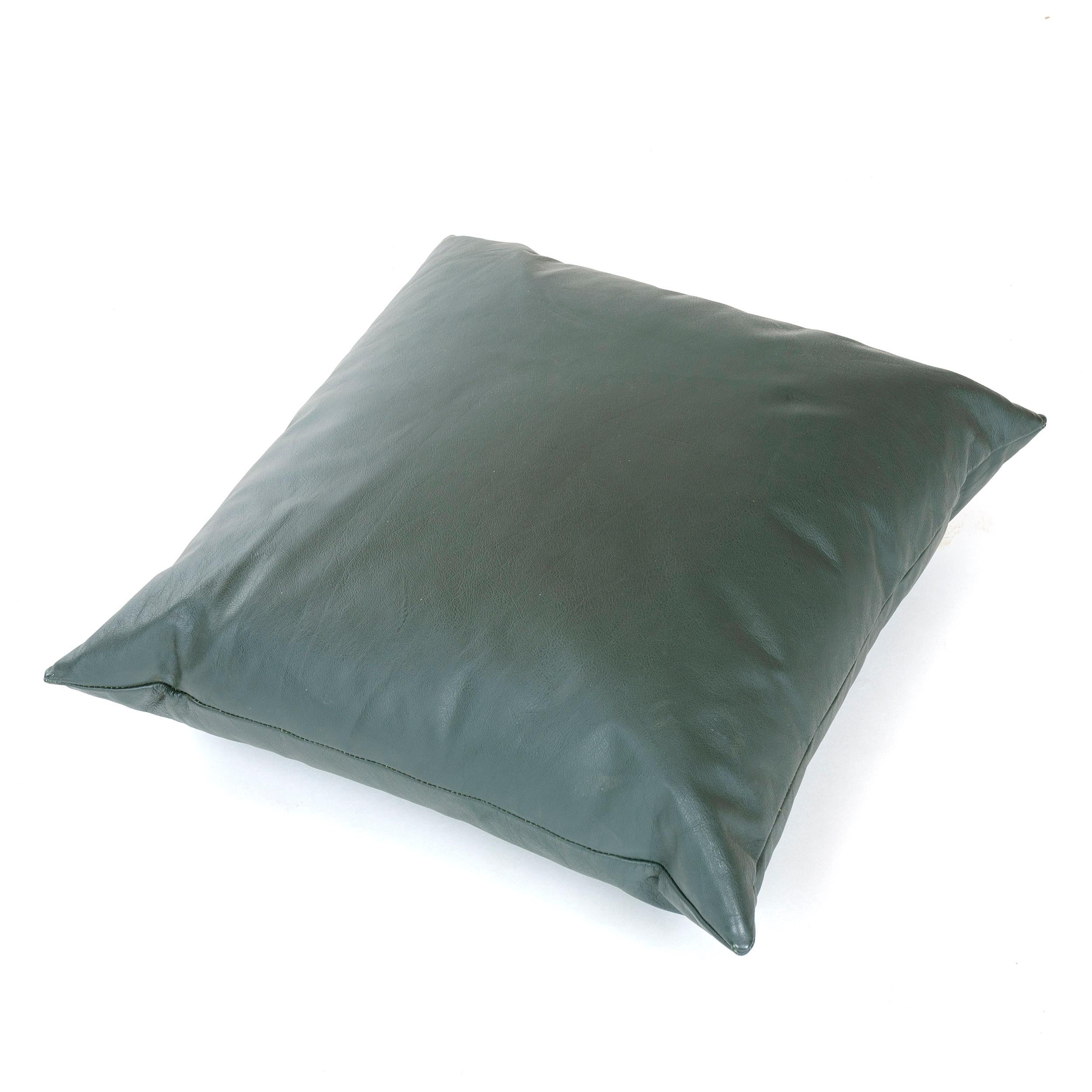 American 1980s Leather Pillow by Joe D'Urso for Knoll For Sale