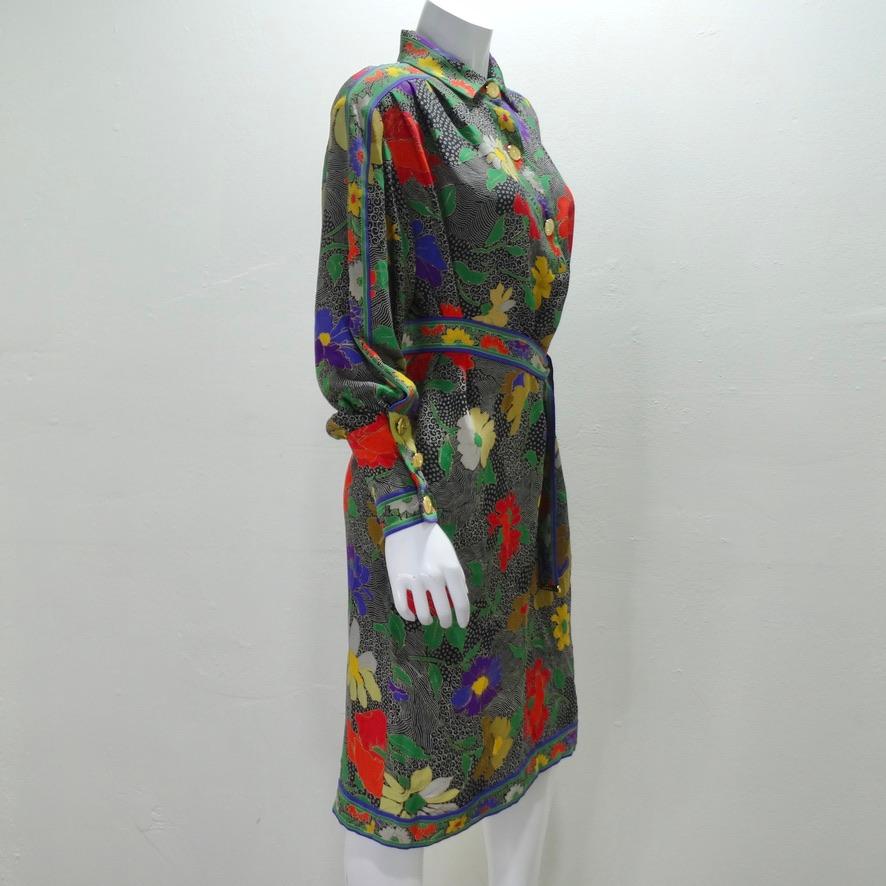 1980s Leonard Belted Tunic Dress 1