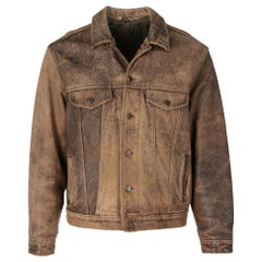 1980s Levi's Brown Leather Jacket at 1stDibs | levi's brown leather jacket, levi  brown leather jacket