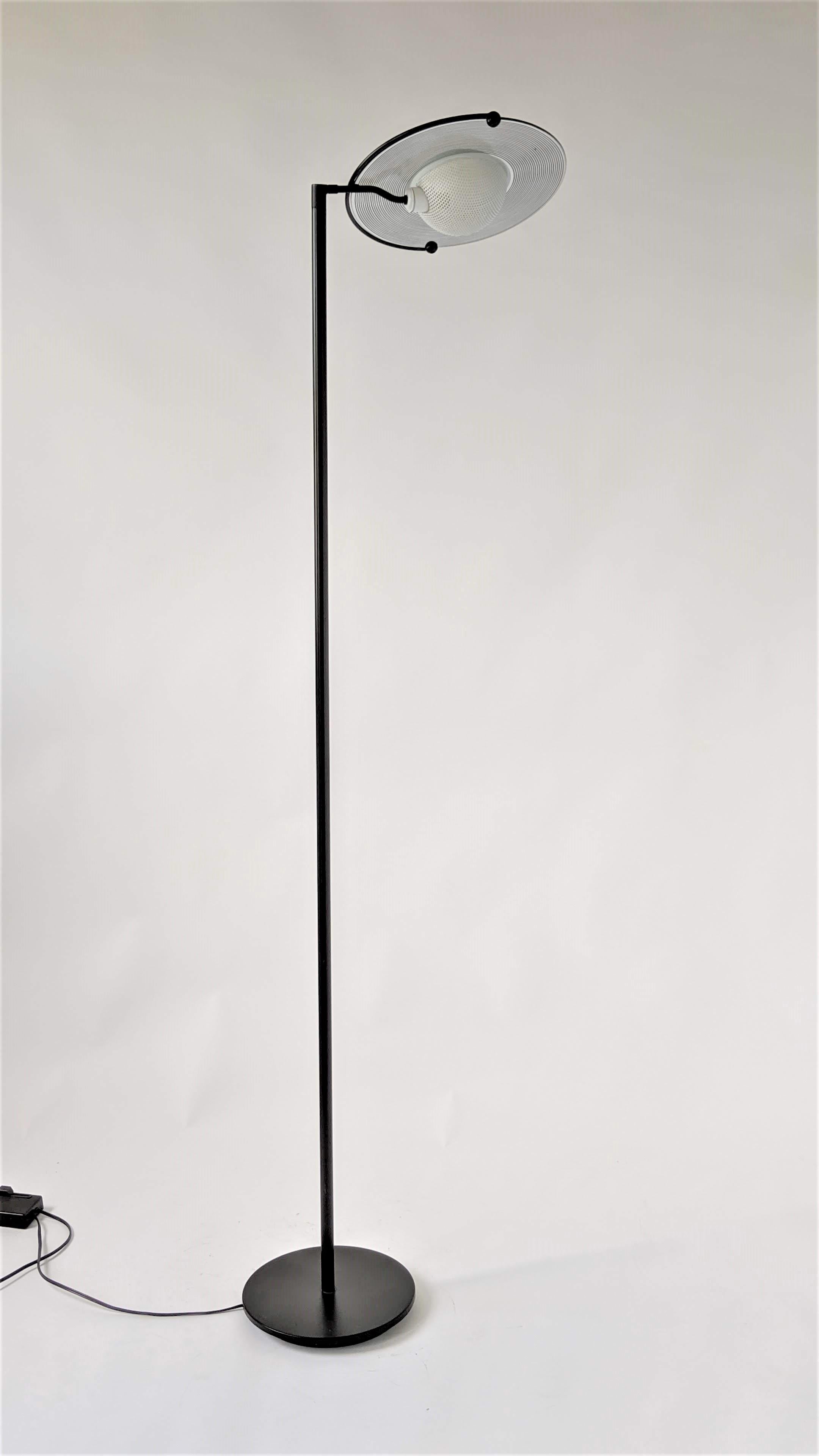 1980er Jahre Lino Tagliapietra Stil Große Halogen-Stehlampe, Italien (Ende des 20. Jahrhunderts) im Angebot