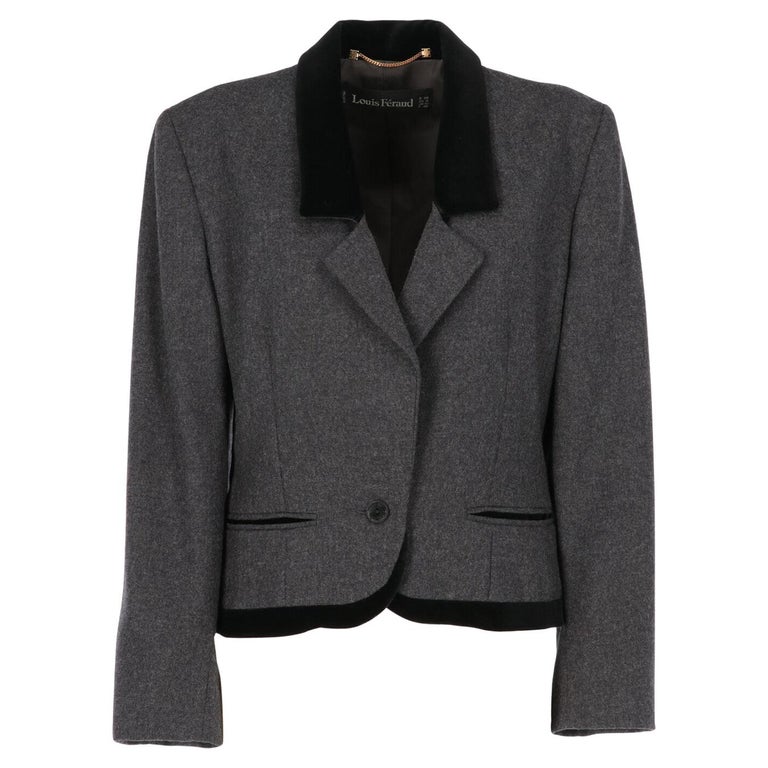 1980s Louis Feraud Cream Blazer