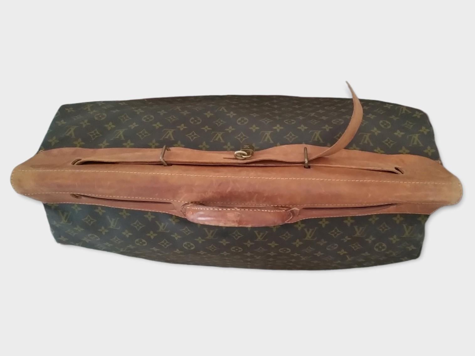 1980s Louis Vuitton Extra Large Monogram Steamer Travel bag For Sale 2