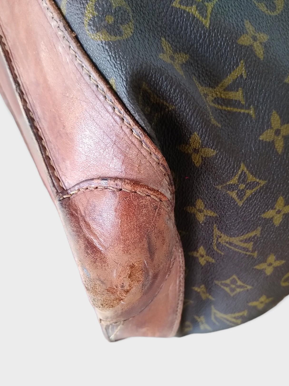 1980s Louis Vuitton Extra Large Monogram Steamer Travel bag For Sale 4