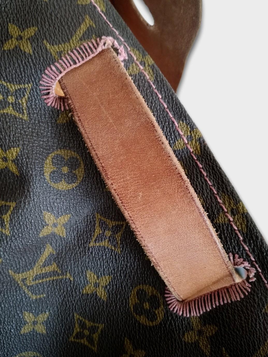 Borsa da viaggio Louis Vuitton Extra Large Monogram Steamer degli anni 80 in vendita 8