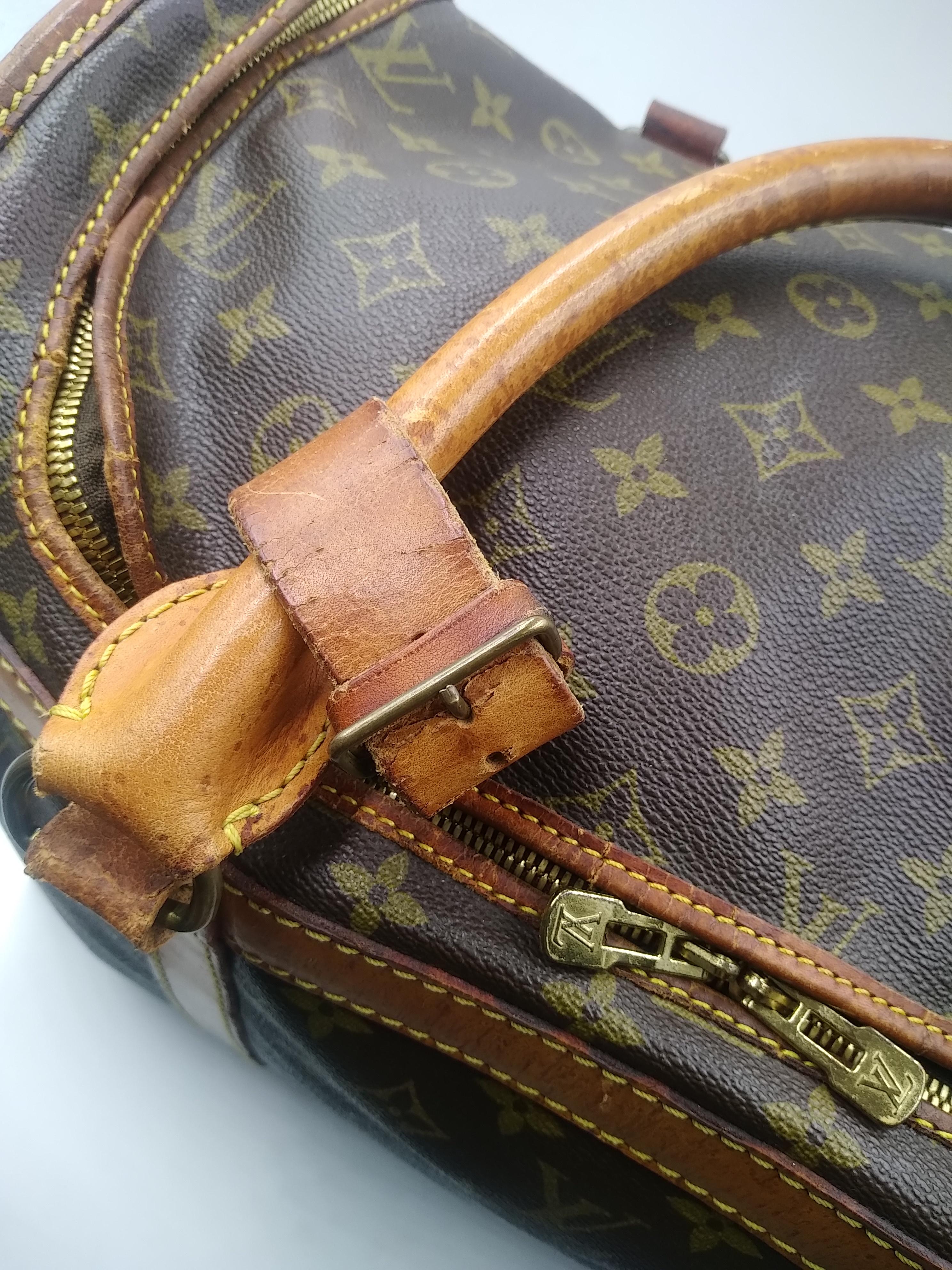 1980s Louis Vuitton Monogram Canvas Sac Chien 40 Dog Carrier 1