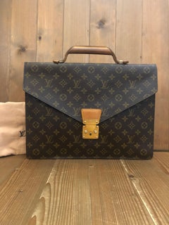 1980s LOUIS VUITTON Monogram Canvas Serviette Conseiller Briefcase